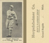 1916 Herpolsheimer Co. #56 Hap Felsch Baseball Card