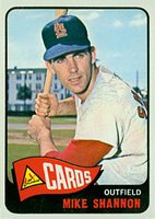 1965 Topps #43 Mike Shannon Baseball Card