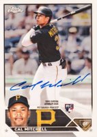 2023 Topps Chrome Rookie Autograph #RACMI Cal Mitchell Baseball Card