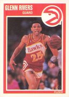 1989 Fleer #5 Doc Rivers Basketball Card