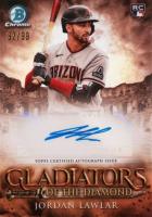 2024 Bowman Gladiators of the Diamond Autographs #GDAJL Jordan Lawlar Baseball Card