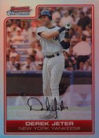 2006 Bowman Chrome #65 Derek Jeter Refractor Baseball Card