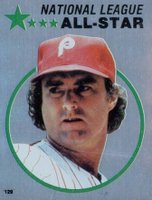 1982 Topps Stickers #129 Steve Carlton Baseball Card