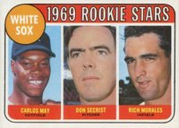 1969 Topps #654 White Sox Rookies Baseball Card