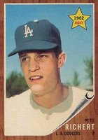 1962 Topps #131 Pete Richert Baseball Card