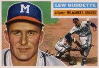 1956 Topps #219 Lew Burdette Baseball Card