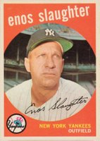 1959 Topps #155 Enos Slaughter Baseball Card
