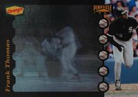 1996 Dennys Instant Replay Holograms #3 Frank Thomas Baseball Card