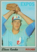 1970 Topps #87 Steve Renko Baseball Card