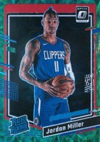 2023 Panini Donruss Optic #250 Jordan Miller Green International Basketball Card