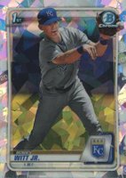 2020 Bowman Chrome Prospects #BCP25 Bobby Witt Jr. Atomic Refractor Baseball Card