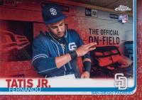 2019 Topps Complete Set #410 Fernando Tatis Jr. Chrome-Red Refractor Baseball Card