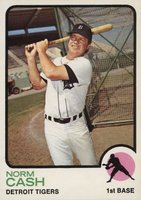 1973 O-Pee-Chee #485 Norm Cash Baseball Card
