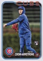 2024 Topps #407 Pete Crow-Armstrong Golden Mirror Baseball Card