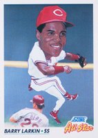 1992 Score #775 Barry Larkin Baseball Card