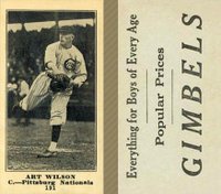 1916 Gimbels #191 Art Wilson Baseball Card
