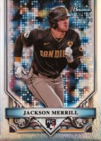 2024 Bowman Sterling Rookies #BSR1 Jackson Merrill Refractor Baseball Card