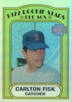 2001 Topps Archives Reserve #26 Carlton Fisk 1972 Topps Reprint Baseball Card