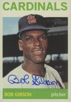 2013 Topps Heritage Real One Autographs #BG Bob Gibson Baseball Card