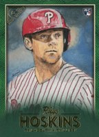 2018 Topps Gallery #133 Rhys Hoskins Green Baseball Card