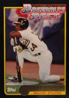 1992 Topps McDonalds Baseballs Best #3 Rickey Henderson Baseball Card