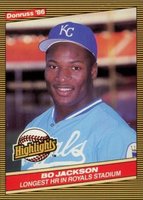 1986 Donruss Highlights #43 Bo Jackson Baseball Card