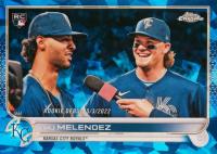 2022 Topps Chrome Update Sapphire Edition #73 MJ Melendez Baseball Card