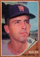 1962 Topps #324 Joe McClain Baseball Card