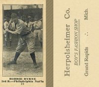1916 Herpolsheimer Co. #24 Bobbie Byrne Baseball Card