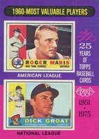 1975 Topps #198 1960 MVP's Baseball Card