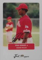 2004 Just Prospects #41 Ryan Howard Autograph Baseball Card