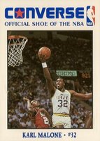 1989 Converse # Karl Malone Basketball Card