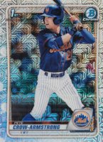 2020 Bowman Draft #BD72 Pete Crow-Armstrong Chrome-Asia Refractor Baseball Card