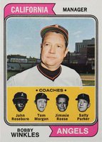 1974 Topps #276 Angels Mgr./Coaches Baseball Card