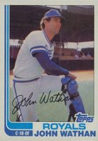 1982 Topps #429 John Wathan Baseball Card