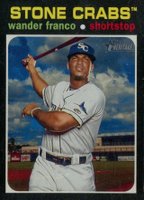 2020 Topps Heritage Minor League #1 Wander Franco Missing Signature Baseball Card