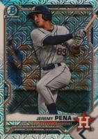 2021 Bowman Chrome Mega Box #190 Jeremy Pena Baseball Card
