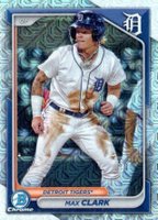 2024 Bowman Mega Box Chrome Prospects #74 Max Clark Baseball Card