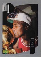 1998 Upper Deck International MJ Stickers #28 Michael Jordan Basketball Card