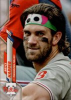 2020 Topps #250 Bryce Harper SSP-Close-up Portrait Baseball Card