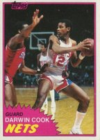 1981 Topps #77 Darwin Cook East Basketball Card