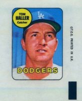 1969 Topps Decals # Tom Haller Baseball Card