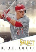 2013 Panini Select Skills #SK2 Mike Trout Prizm Baseball Card