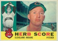 1960 Topps #360 Herb Score Baseball Card