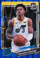 2023 Panini Donruss Optic #223 Keyonte George Blue Seismic Basketball Card