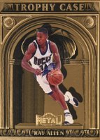 1997 Metal Universe Championship Trophy Case #5 Ray Allen Basketball Card