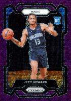 2023 Panini Prizm #132 Jett Howard Purple Fast Break Basketball Card