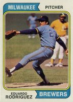 1974 Topps #171 Eduardo Rodriguez Baseball Card