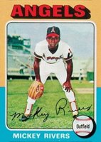 1975 Topps Mini #164 Mickey Rivers Baseball Card