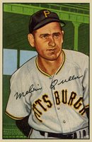 1952 Bowman #171 Mel Queen Baseball Card